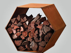 Hexagon 850mm Corten