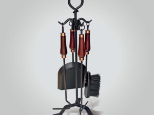 Mahogany Fire Tool Set